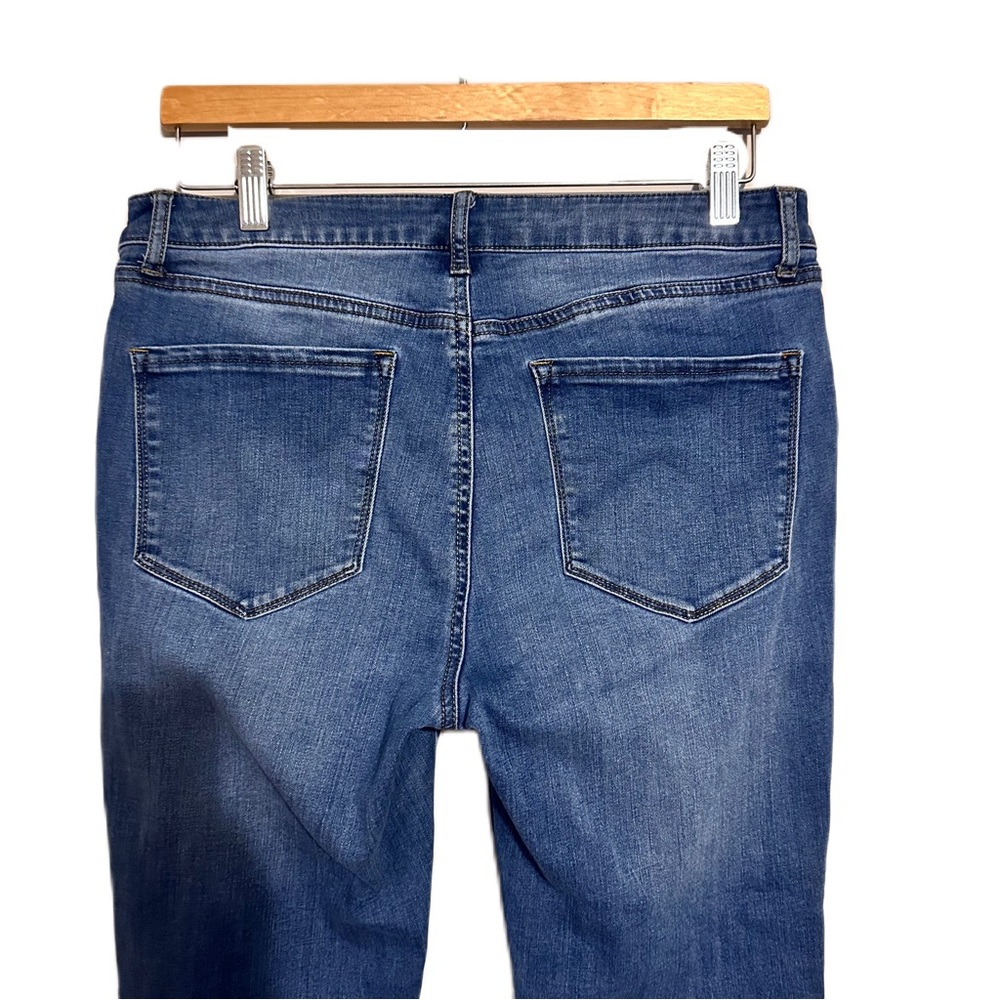 Rewash New York Skinny Jeans Women’s JR Size 13 | 30”Stretch Denim Med Blue Wash - Picture 5 of 13